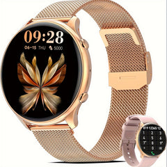 Women's Calling Smartwatch 3 Round Smartwatch with 100 Sports Modes