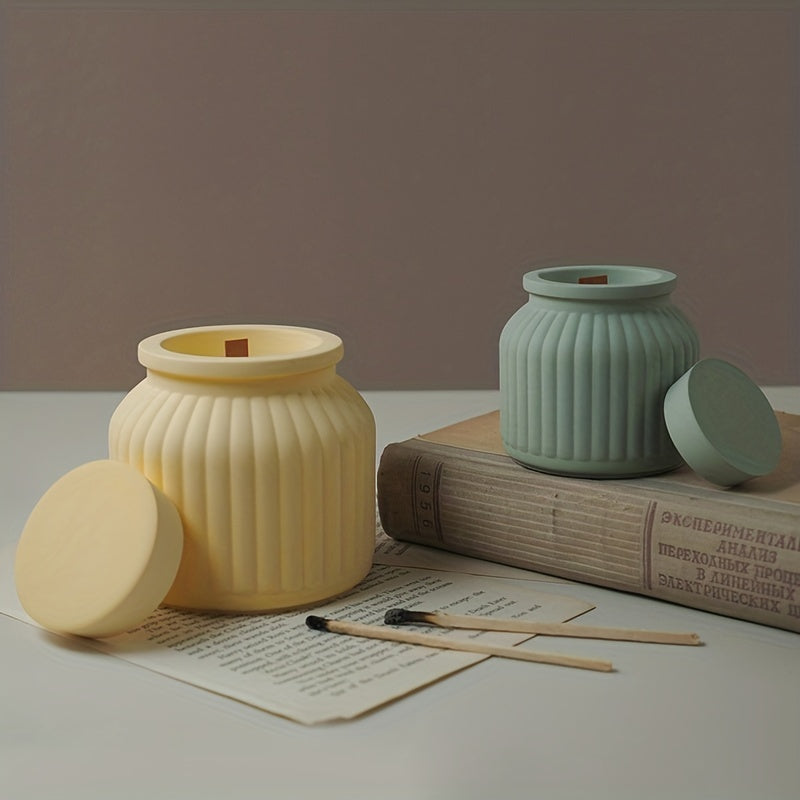 Cement Cup Jar Silicone Mold Plaster Candle Cup Decor