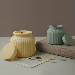 Cement Cup Jar Silicone Mold Plaster Candle Cup Decor