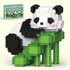 Animal Building Blocks Panda Model Assembled Building Block Toys