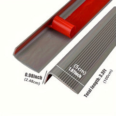 1pc Vinyl Stair Nosing Self Adhesive Stair Edge Protector - Non Slip