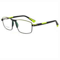Men's Square Sporty Eyeglasses Frame