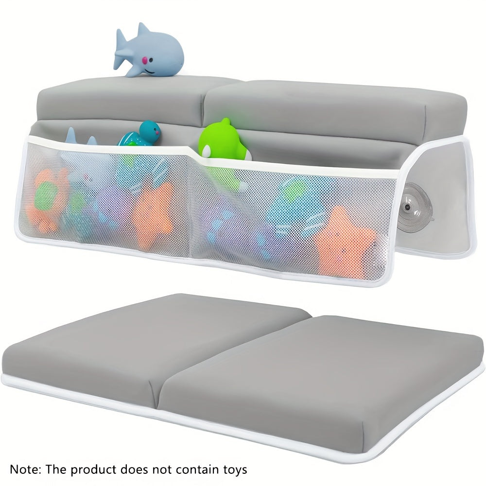 Baby Bath Kneeler & Elbow Rest Set with Memory Foam Thickest Pad