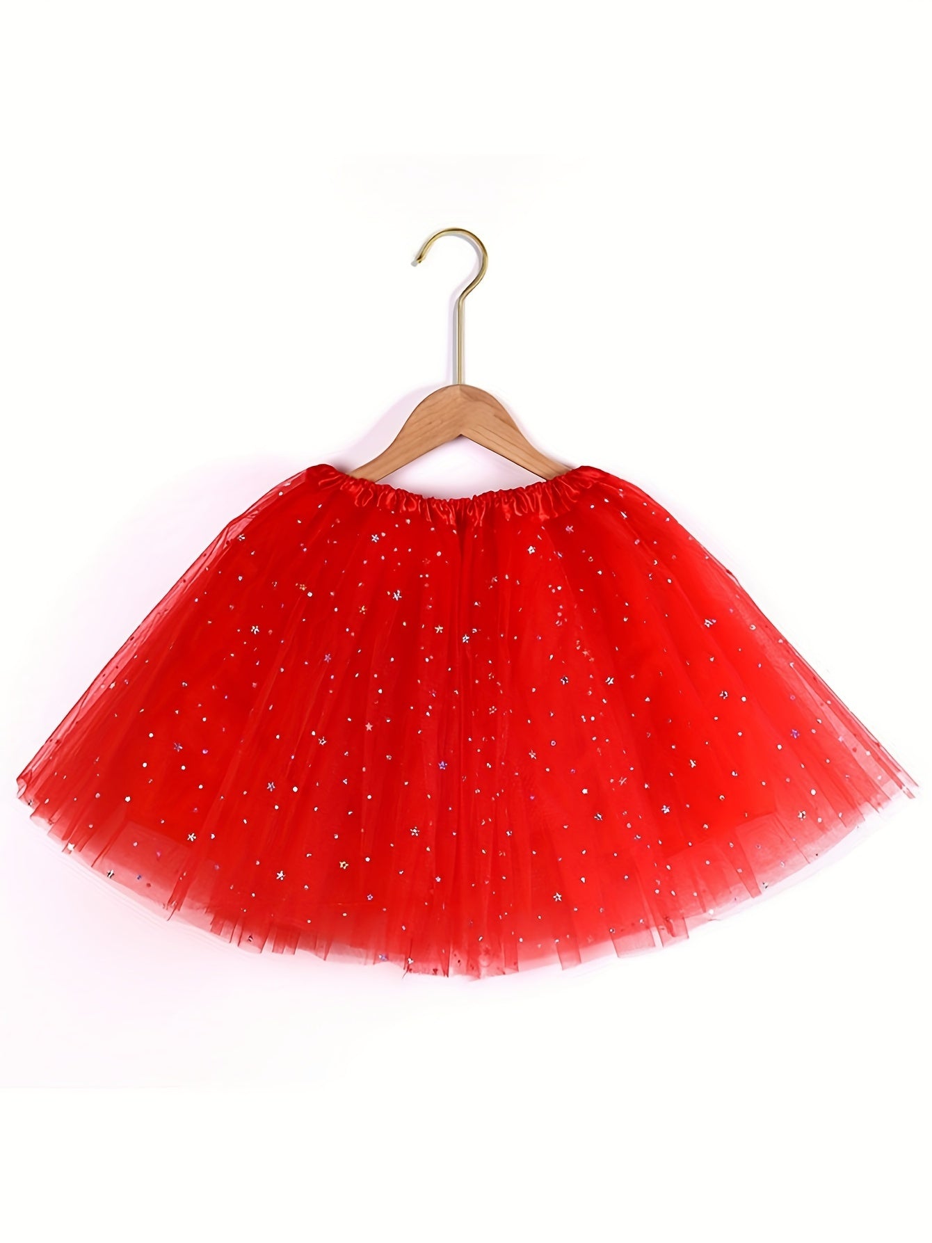 Sequin Tutu Skirt Girls Ballet Gymnastics Practice Girls 6 7y