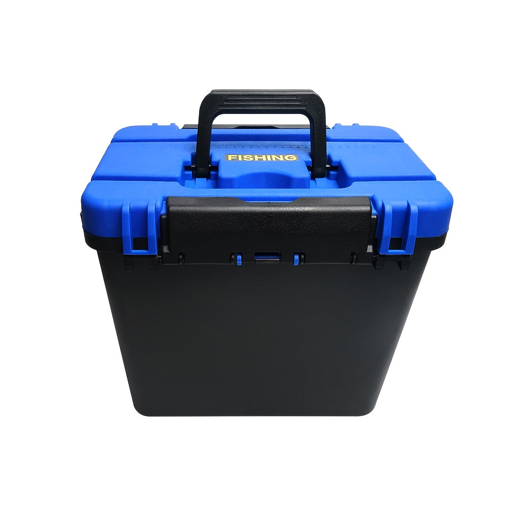 1pc Portable Tool Box Parts Organizer Box Plastic Household Screw Storage Box