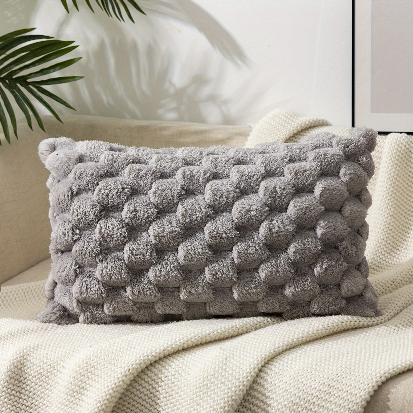 Square Cushion Cover Zipper Single Sided Printed Pillowcase Home Decor