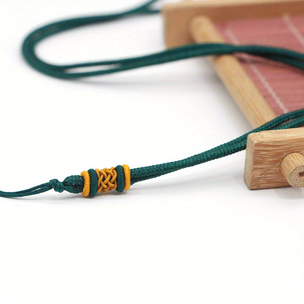 Braided Pendant Rope Necklace