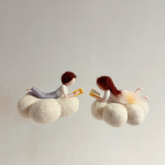 1pc Cloud Doll Wool Felt DIY Material Package 4 Styles