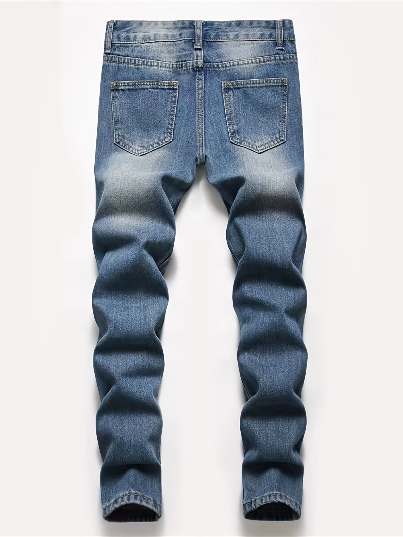 Kids Ripped Denim Jeans with Pockets