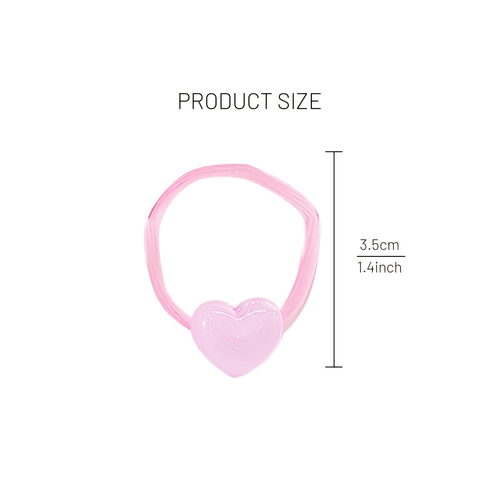 10pc Baby Girls Cartoon Pattern Hair Tie Accessories