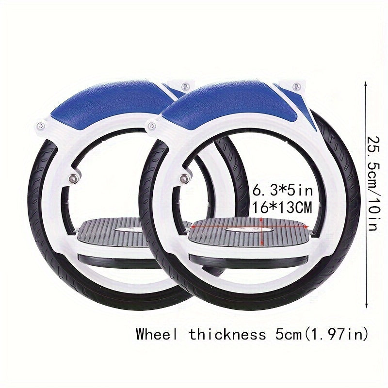 Boardless Skateboard Double Wheel Roller Thicked Pedal Durable PU Wheel
