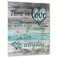 Love Memory Wall Decor For Bedroom 8x10in Unframed