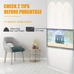 Universal TV Hanger Small Display Screen Fixed Bracket 35-96 Cm