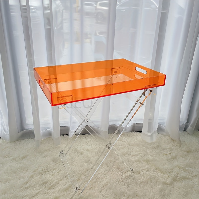 Portable Acrylic Folding Table for Home and Office