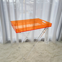 Portable Acrylic Folding Table for Home and Office