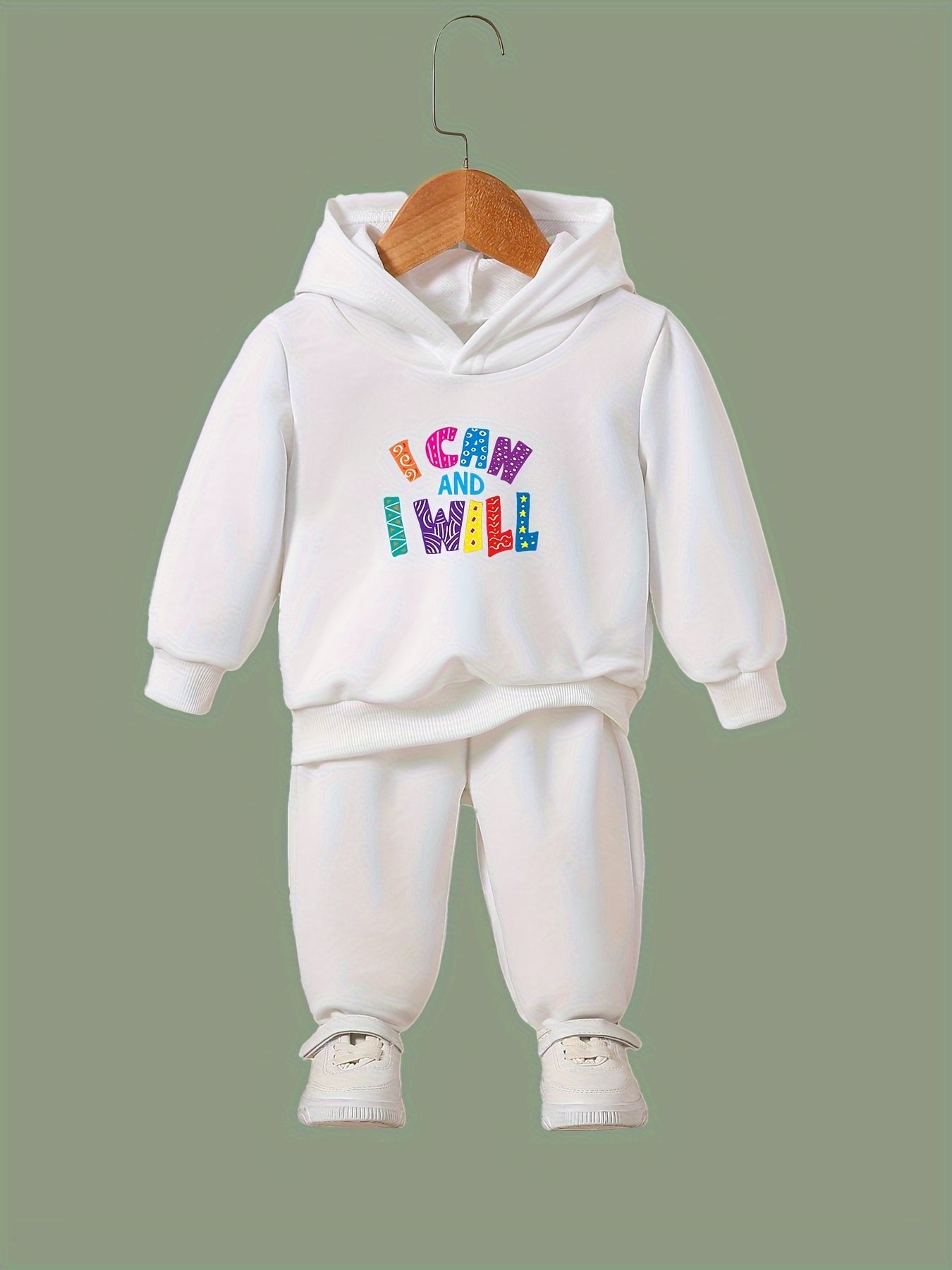 OERYUI I CAN AND I WILL Hoodies Pants Set