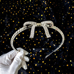 Crown Water Drill Butterfly Knot Headband