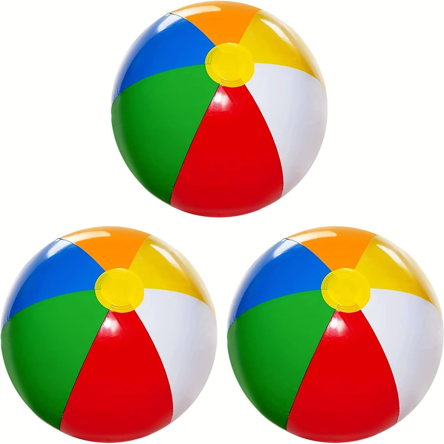 3 Pack Beach Ball Pool Toy Water Toys for Hawaiian Tropical Party