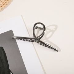 Stylish Hair Claw Clip Large Metal Thick Thin Hair Jaw Clip Women 1pc