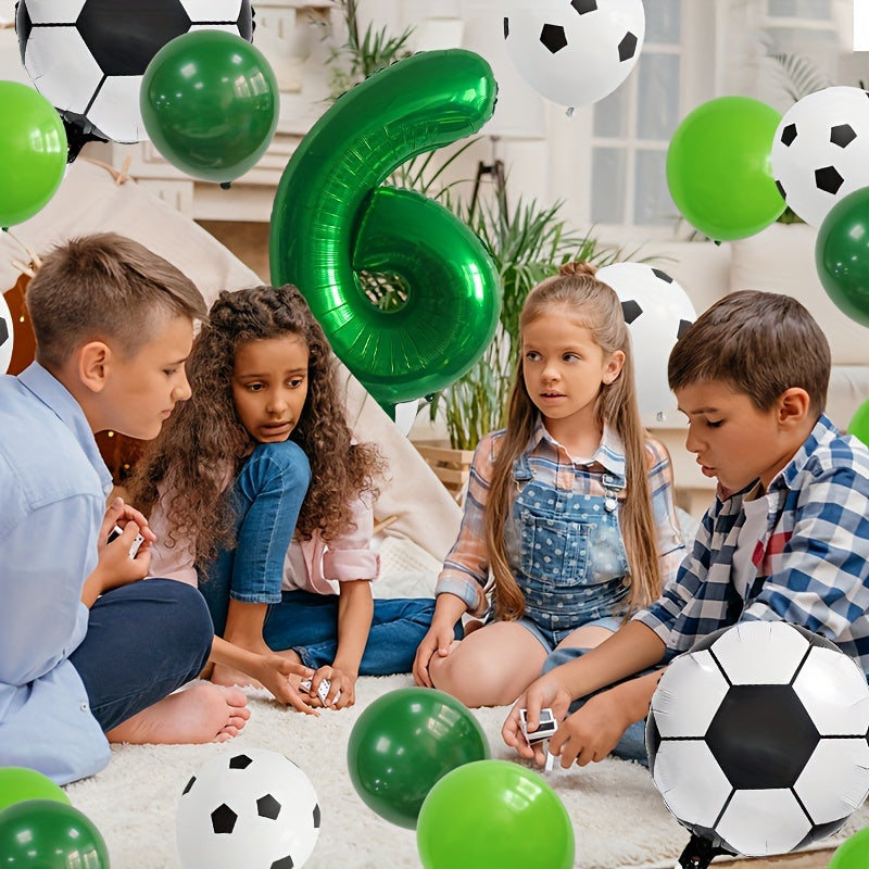 Football Theme 81 Balloon Set Birthday Party Decorations