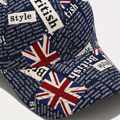 Flag Print Baseball Cap Classic Casual Sunscreen Dad Hats Unisex Couple Sun Hats