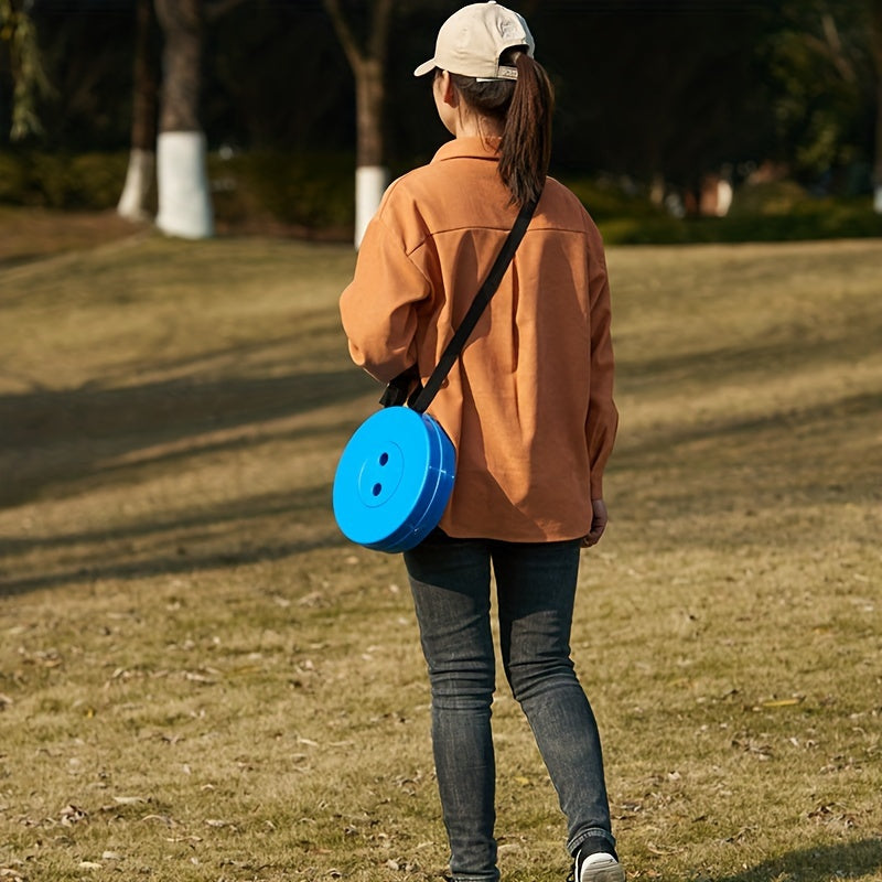 Portable Folding Stool Lightweight Plastic Stool With Carry Bag