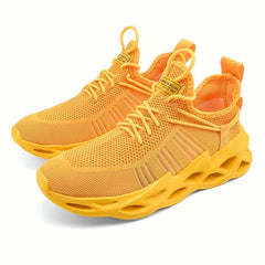 Men's Breathable Blade Sneakers Lace up Running Shoes