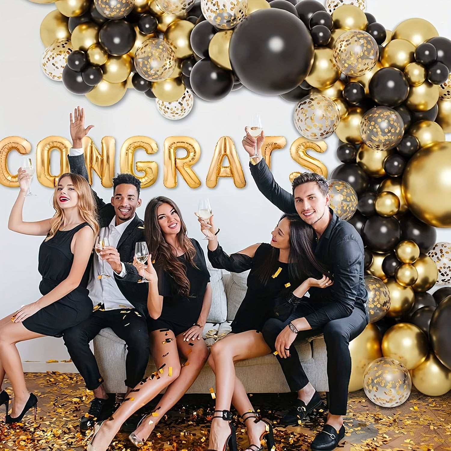 114pcs Balloon Garland Arch Kit for Wedding Birthday Anniversary Decor