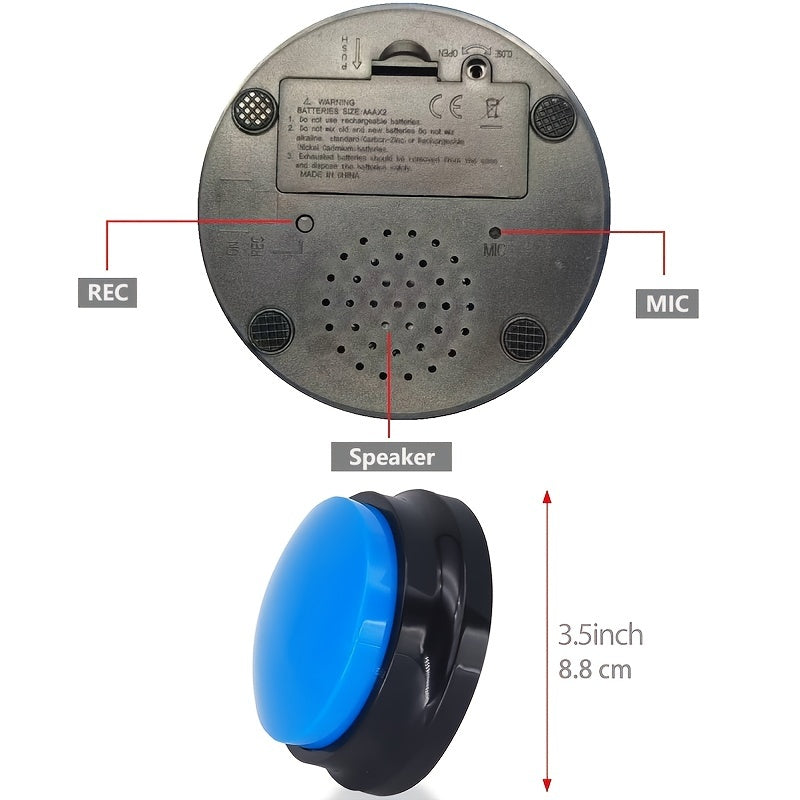 Dog Voice Recording Button Pet Communication Training Buzzer