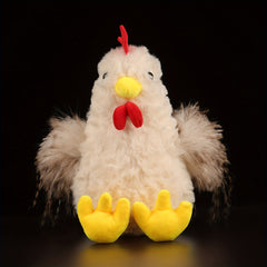 Soft Simulation Rooster Plush Toy 9.05in Stuffed Animal Chicken
