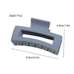 4pcs Matte Shark Claw Hair Claw Strong Hold Jaw Clip