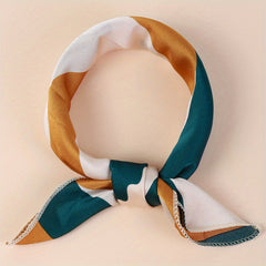 Classic Bandana Satin Square Scarf Necke...