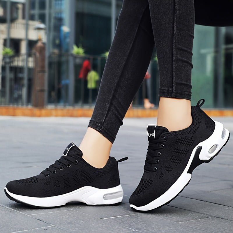 Ombre Air Cushion Shock Absorption Shoes Lightweight Mesh Breathable Sneakers