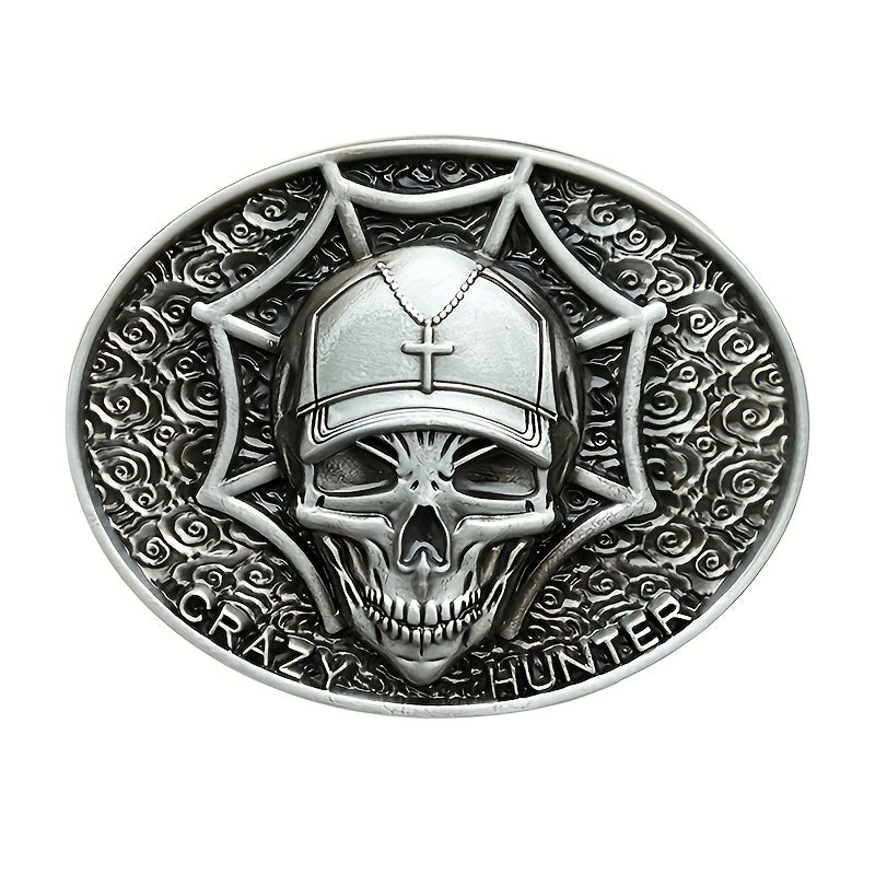 Retro Ghost Head Alloy Belt Buckle - Men's Pants Belt Buckle