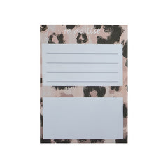 Leopard Pattern Memo Pad Tearable Sticky Note Notepad
