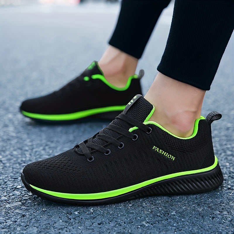 Men's Knitted Lightweight Sneakers for Running