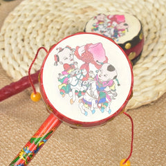 Baby Hand Rattle Drum Safe And Auspicious