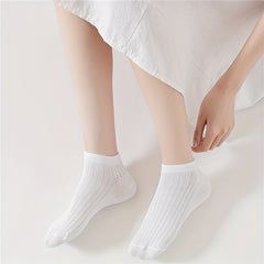 6 Pairs Soft Lightweight Ankle Socks for Women