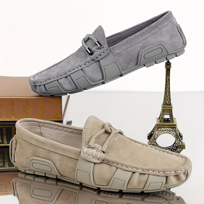 Men's Comfy Moccasin Loafers Slip On Shoes