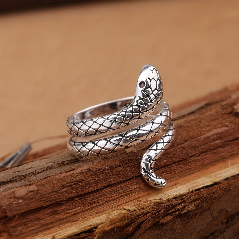 5pcs Adjustable Crochet Loop Yarn Ring Silvery Plated Copper Rings