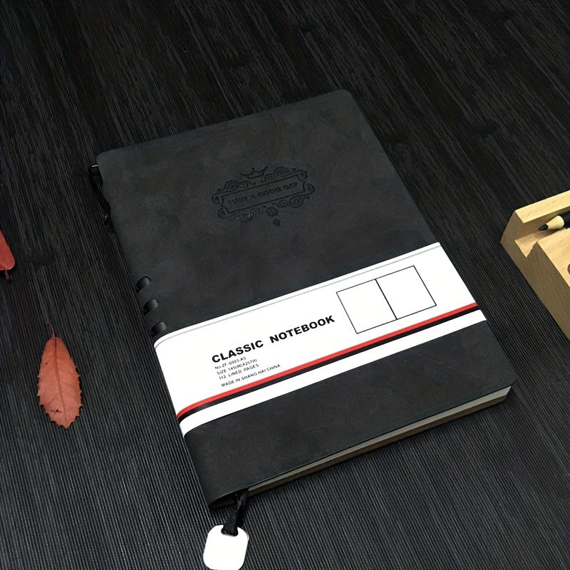 Retro Leather Business Notebooks Set w/ Pens