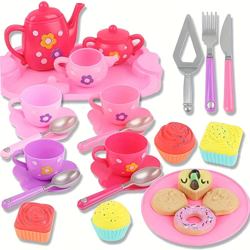 Children's Tea Conversation Set with Cookies and Kettle - Halloween Game