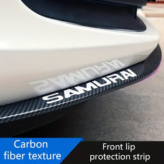 Car Front Shovel Carbon Fiber Side Skirt Edge Scratch Resistant Strip