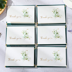 6pcs Thank You Card Craft Paper Blank Thank You Card With Envelope