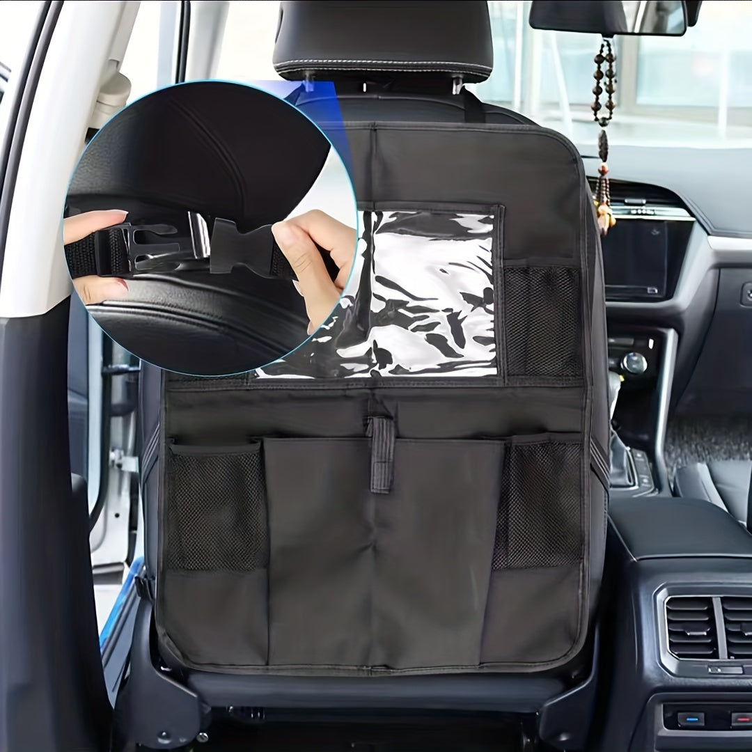 Waterproof Car Seat Storage Bag, Durable Rear Seat Hanging Organizer