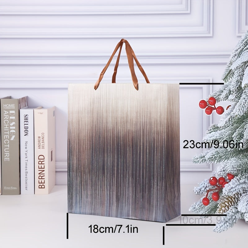 12pcs Vertical Bar Style Craft Gift Bag Large
