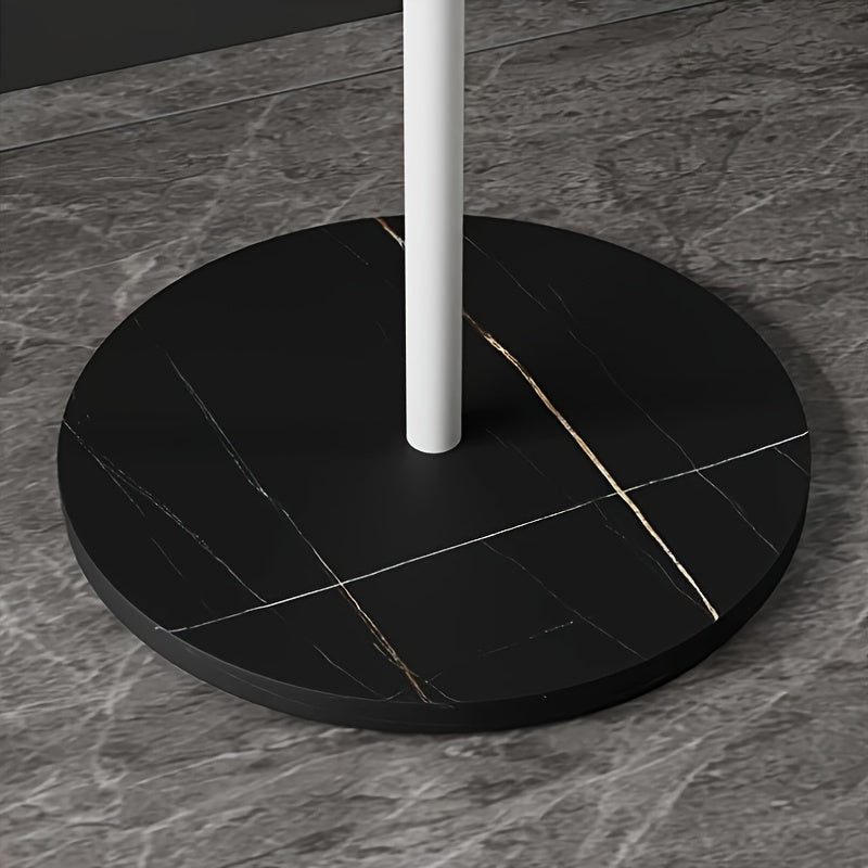 Heavy Duty Standing Coat Rack Modern Metal Coat Rack With Marble Pattern