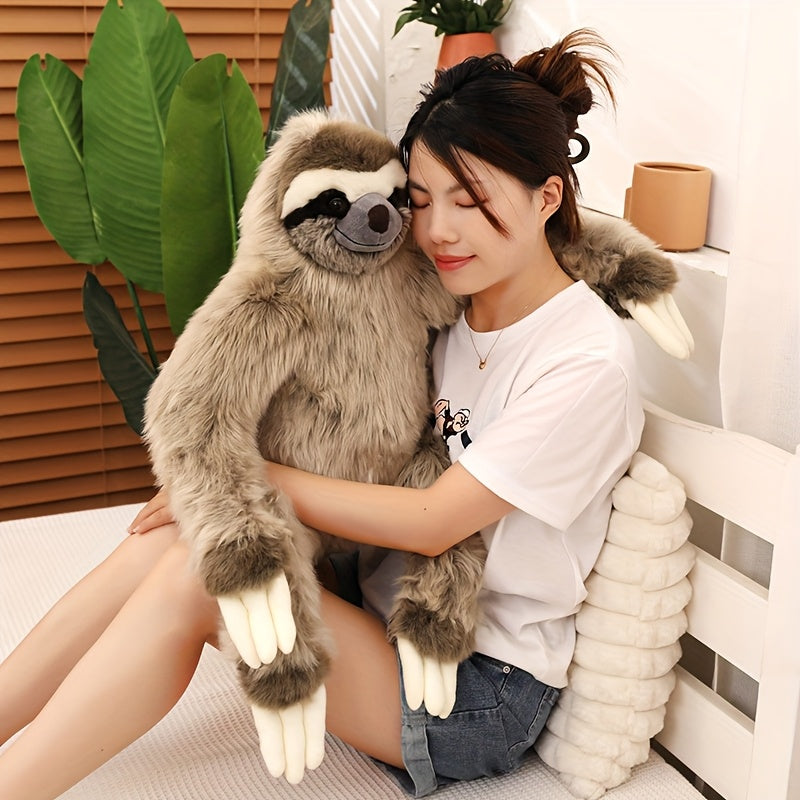 Large 19in Sloth Plush Toy Stuffed Animal Home Christmas Halloween B