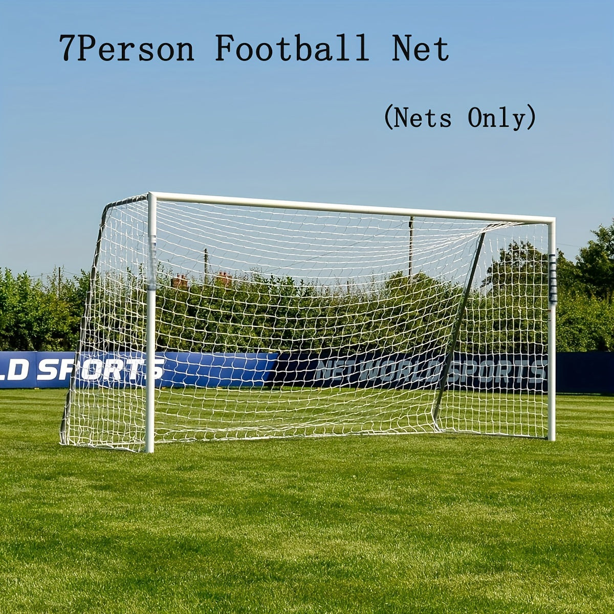 2pcs Football Goal Net Durable Replacement Net