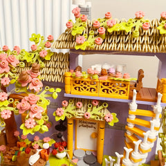 Flower Shop Street Scene Building Blocks Set